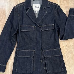 NWT. COS denim blazer/utility jacket